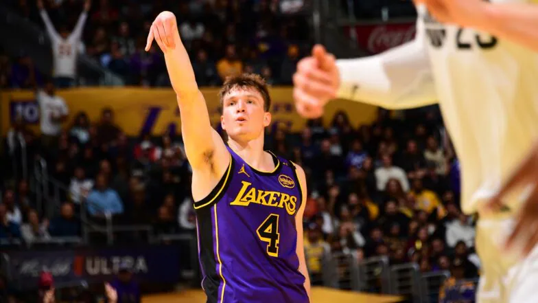 Lakers rookie Dalton Knecht makes history with 9 three-pointers in single-game debut